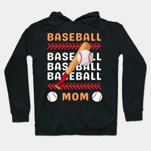 Best Baseball Mom Gift for Baseball Mother mommy mama Hoodie